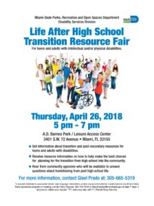 Home Care Miami FL - Life After High School Transition Resource Fair